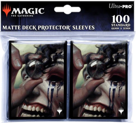 Ultra Pro Modern Horizons 3 Jet Medallion Deck Protector Sleeves (100ct) for Magic: The Gathering