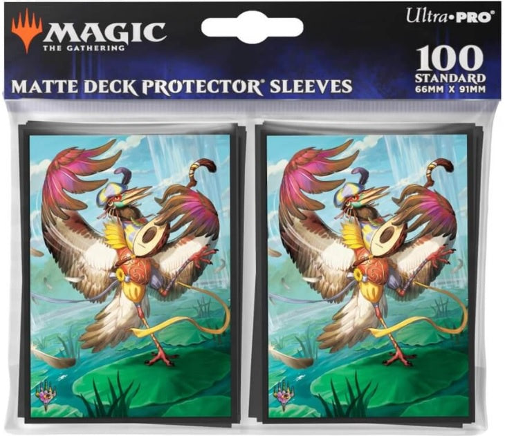 Ultra Pro Bloomburrow Zinnia, Valley’s Voice Deck Protector Sleeves (100ct) for Magic: The Gathering