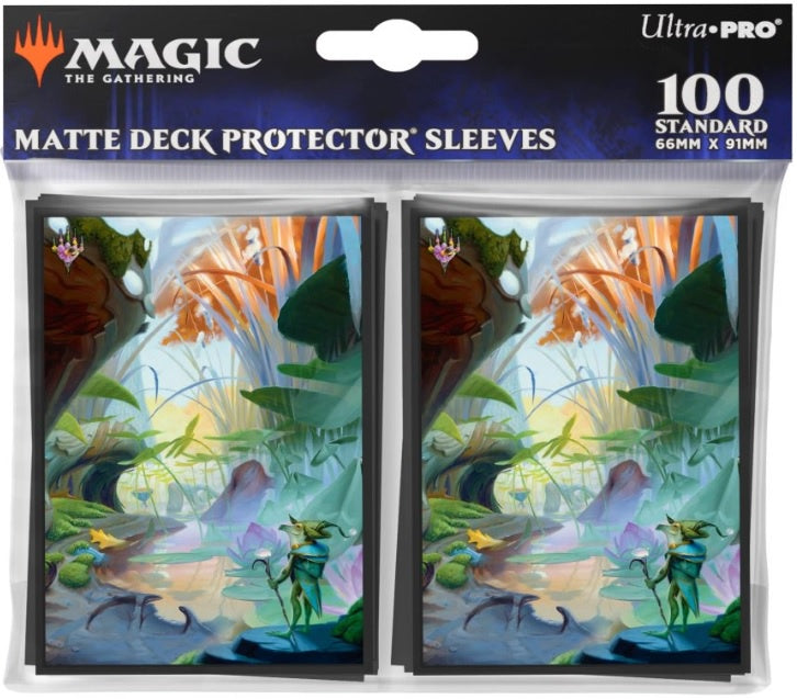 Ultra Pro Bloomburrow Season Lands: Island (Summer) Deck Protector Sleeves (100ct) for Magic: The Gathering