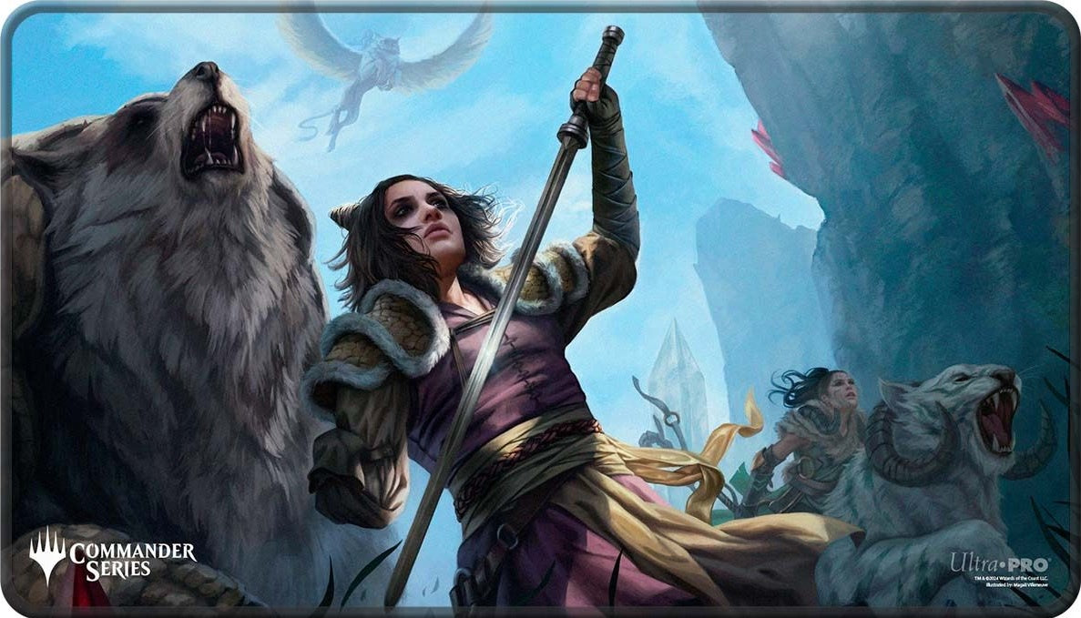 Ultra Pro Commander Series 3 Enemy - Winota Stitched Edge Standard Gaming Playmat for Magic: The Gathering