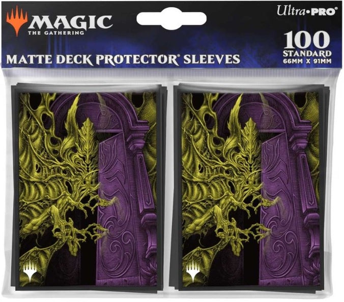 Ultra Pro Duskmourn Valgavoth, Terror Eater (Double Exposure Alt) 100ct Deck Protector Sleeves for Magic: The Gathering