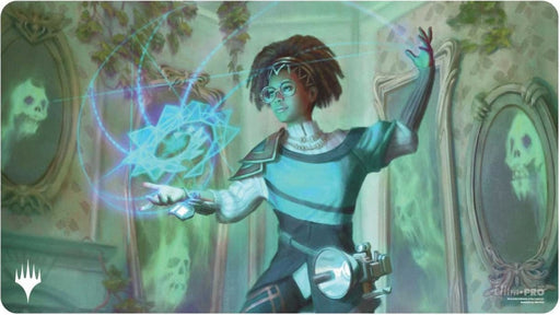 Ultra Pro Duskmourn Zimone, Mystery Unraveler (Commander) Standard Gaming Playmat for Magic: The Gathering