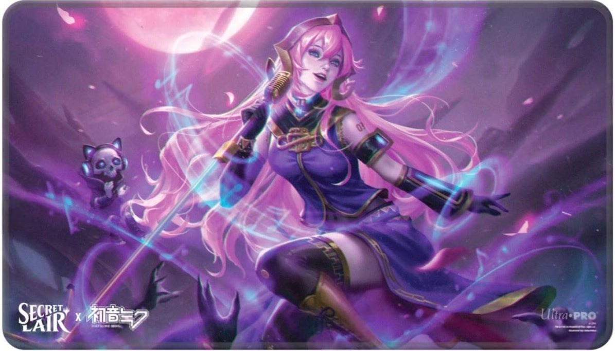 Hatsune Miku Stitched Edge Playmat Fall Liliana of the Dark Realms MtG