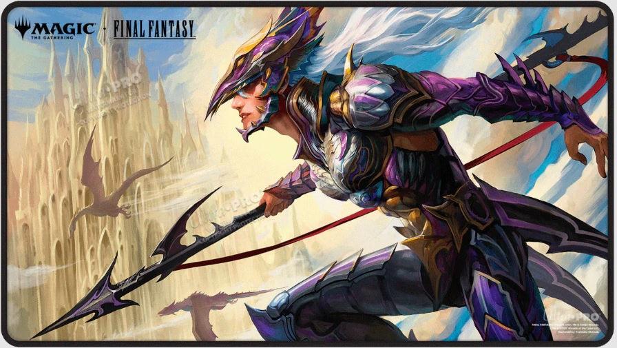 Ultra Pro Magic: The Gathering®—FINAL FANTASY™ Kain, Traitorous Dragoon Black Stitched Playmat