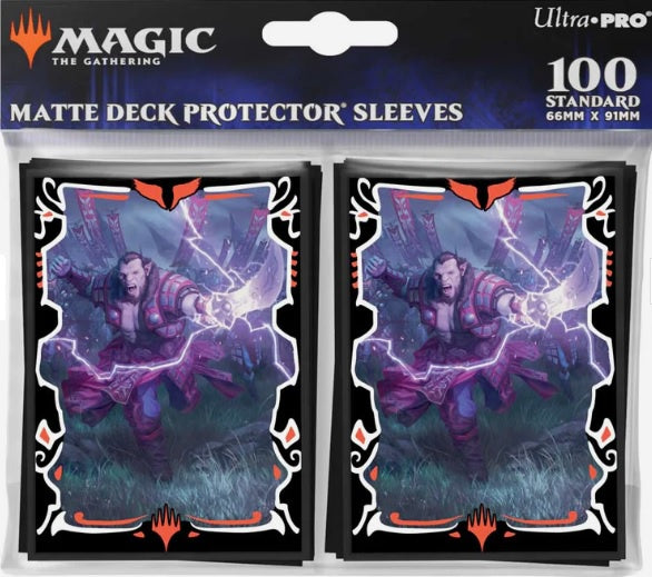 Ultra Pro Tarkir Dragonstorm Zurgo Stormrender (Mardu Surge Commander Deck) 100ct Deck Protector Sleeves for Magic: The Gathering