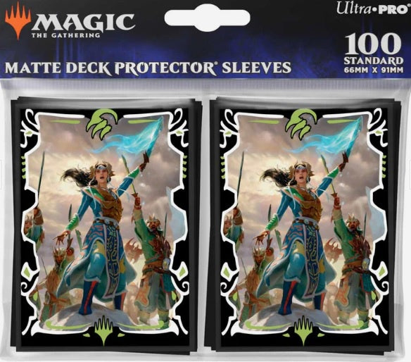 Ultra Pro Tarkir Dragonstorm Eshki, Temur’s Roar (Temur Roar Commander Deck) 100ct Deck Protector Sleeves for Magic: The Gathering