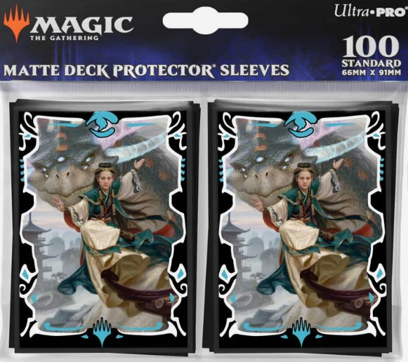 Ultra Pro Tarkir Dragonstorm Shiko and Narset, Unified (Jeskai Striker Commander Deck) 100ct Deck Protector Sleeves for Magic: The Gathering