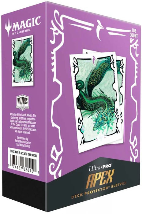 Ultra Pro Tarkir Dragonstorm Teval, Arbiter of Virtue 105ct APEX Deck Protector™ Sleeves for Magic: The Gathering