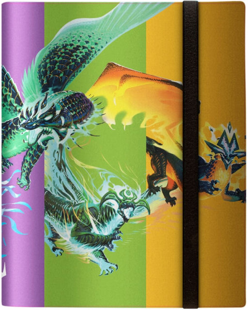 Ultra Pro Tarkir Dragonstorm Prerelease Key Artwork 9-Pocket PRO-Binder for Magic: The Gathering