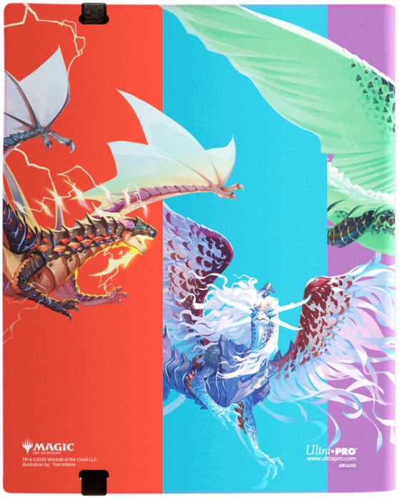 Ultra Pro Tarkir Dragonstorm Prerelease Key Artwork 9-Pocket PRO-Binder for Magic: The Gathering