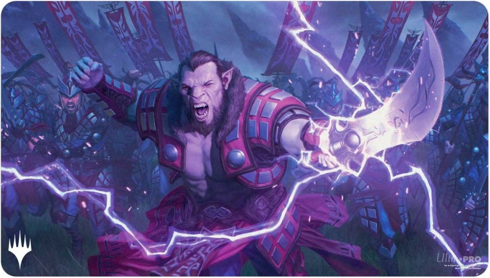 Ultra Pro Tarkir Dragonstorm Mardu Commander Zurgo Stormrender Playmat for Magic: The Gathering