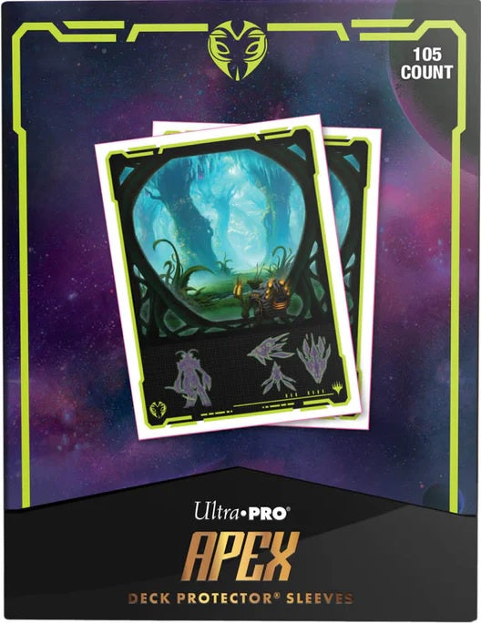 Ultra Pro Edge of Eternities Evendo, Waking Haven 105ct APEX Deck Protector Sleeves for Magic: The Gathering