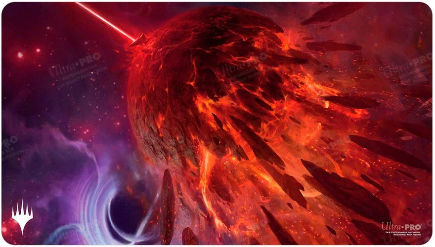 Ultra Pro Edge of Eternities Kavaron, Memorial World Playmat Mythic Land Red for Magic: The Gathering