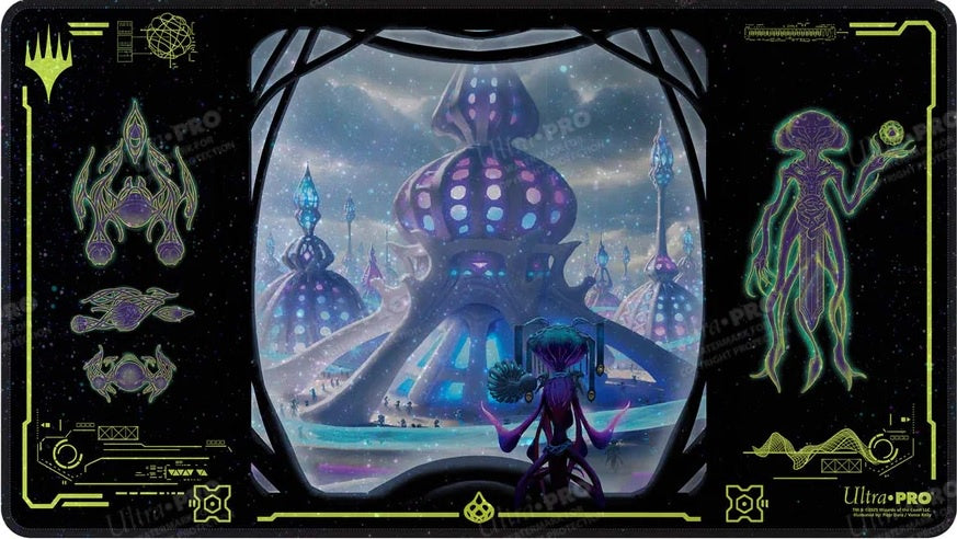 Ultra Pro Edge of Eternities Uthros, Titanic Godcore HOLOFOIL® Playmat for Magic: The Gathering
