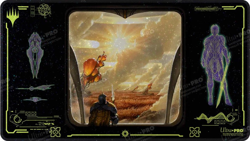 Ultra Pro Edge of Eternities Adagia, Windswept Bastion HOLOFOIL® Playmat for Magic: The Gathering