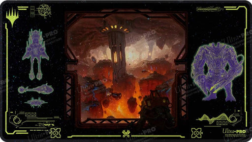 Ultra Pro Edge of Eternities Kavaron, Memorial World HOLOFOIL® Playmat for Magic: The Gathering
