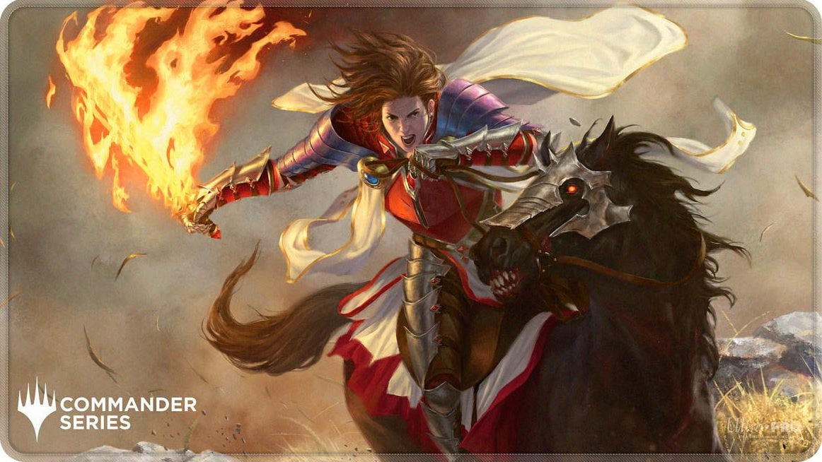 Ultra Pro Commander Series  - Release 8 - Stitched Edge Playmat Syr Gwyn for Magic the Gathering