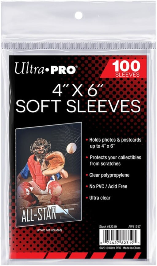 Ultra Pro 4 x 6 Photo Sized Sleeves