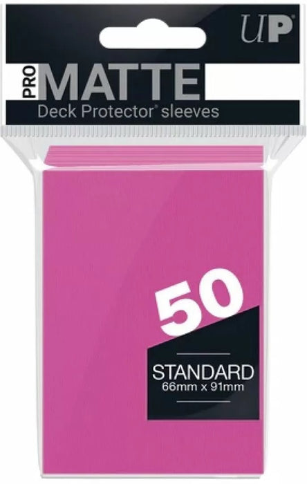 Ultra Pro Deck Protector Pro-Matte Sleeves Bright Pink (50)