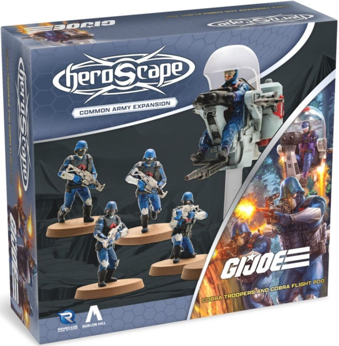 Heroscape G.I. Joe COBRA Troopers and COBRA Flight Pod Army Expansion