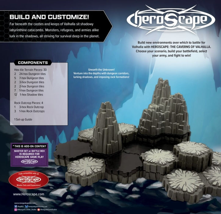 Heroscape The Caverns of Valhalla Terrain Expansion