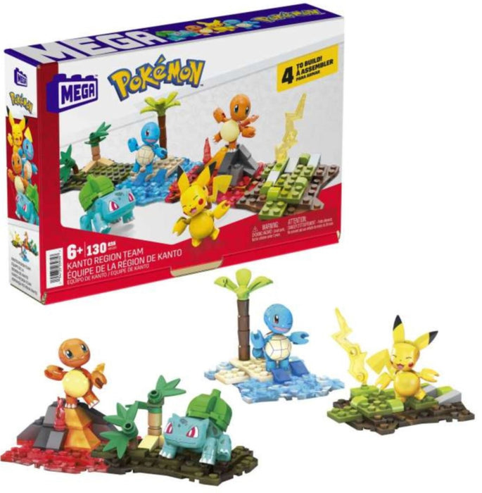 Mega Blocks Pokemon Kanto Team