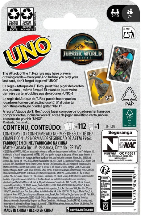 Uno Jurassic World