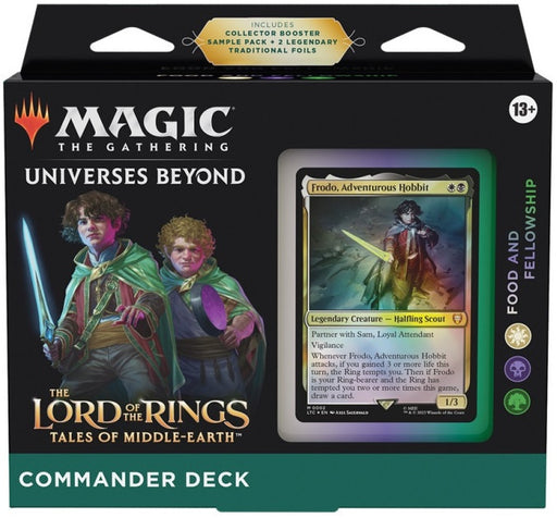 Magic the Gathering The Lord of the Rings Tales of Middle Earth Commander Deck Food and Fellowship