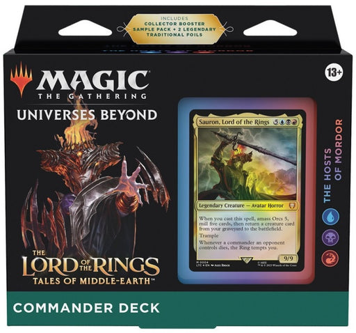 Magic the Gathering The Lord of the Rings Tales of Middle Earth Commander Deck The Hosts of Mordor