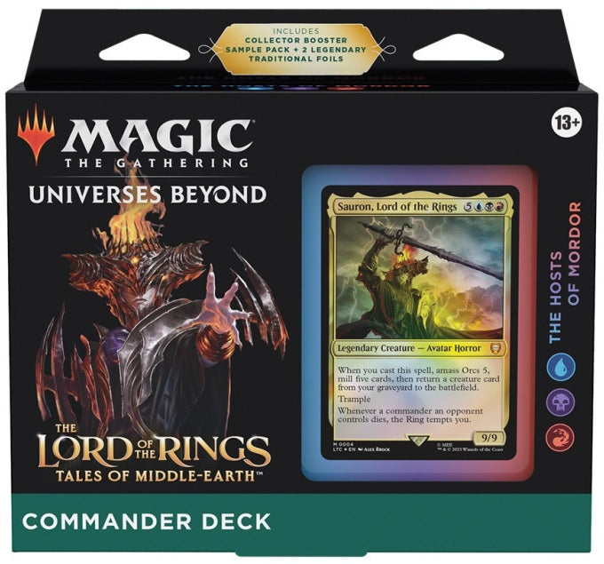 Magic the Gathering The Lord of the Rings Tales of Middle Earth Commander Deck The Hosts of Mordor