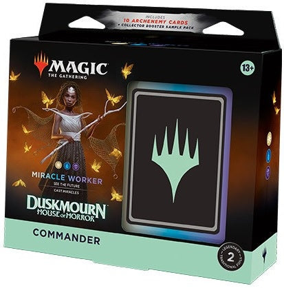 Magic the Gathering Duskmourn House of Horror Commander Deck Miracle Worker