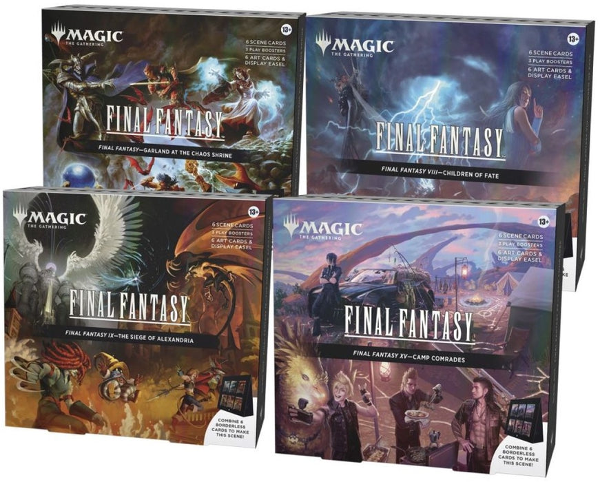 Magic the Gathering Final Fantasy Scene Box Set of 4