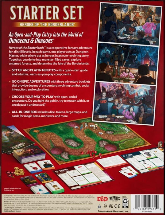 D&D Dungeons & Dragons Starter Set Heroes of the Borderlands
