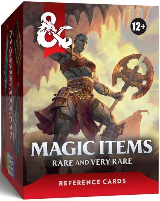 D&D Dungeons & Dragons Reference Cards Magic Items Rare and Very Rare