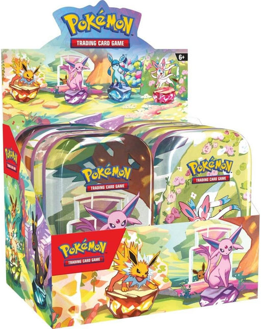 Pokémon TCG Scarlet & Violet 8.5 Prismatic Evolutions Mini Tin Set of 8