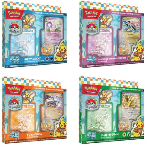 Pokemon TCG World Championships Deck 2025 Set of 4