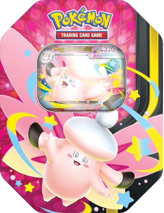 Pokemon TCG Mega Moonlight Tin - Mega Clefable