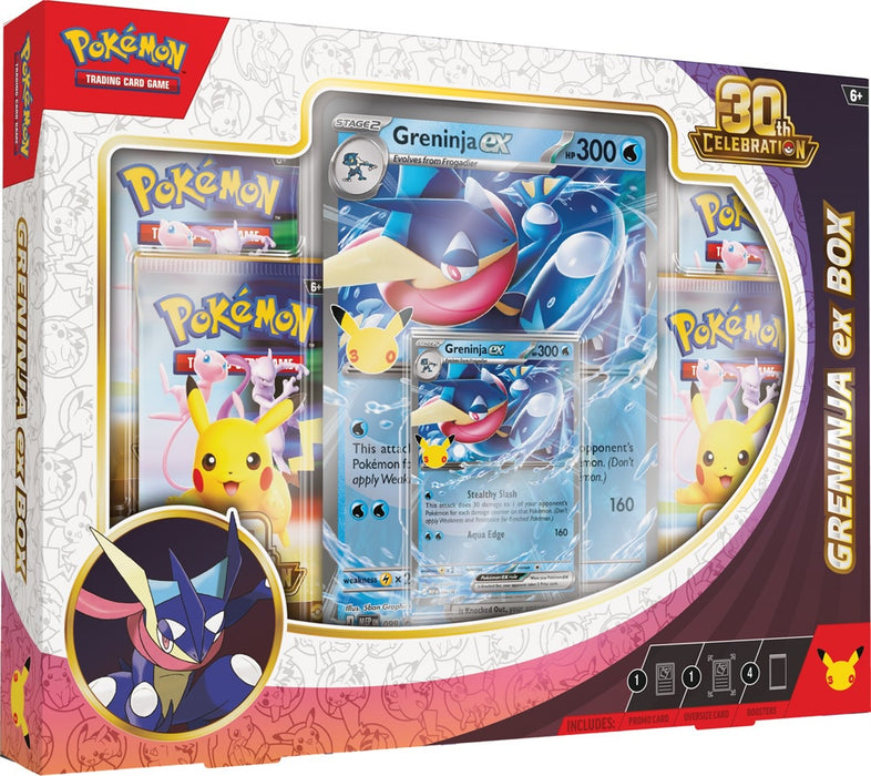 Pokemon TCG 30th Celebration Greninja ex Box
