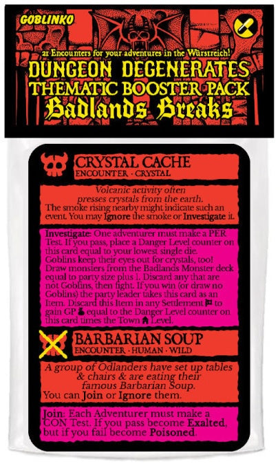 Dungeon Degenerates Badlands Breaks Booster