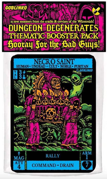 Dungeon Degenerates Hooray For The Bad Guys booster