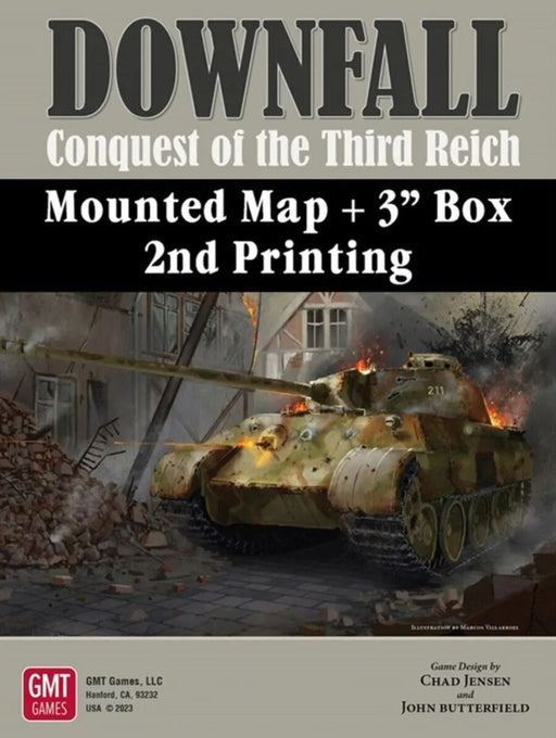 Downfall 3 inch Box and mounted map set Expansion NO GAME INCLUDED