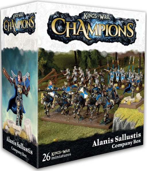 Kings of War Champions Basileans Alanis Sallustis Company Box
