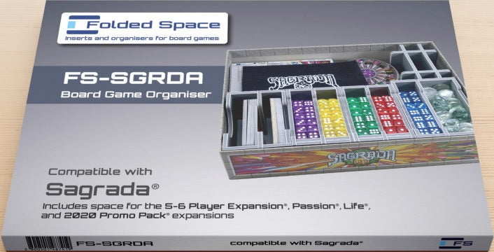 Folded Space Game Inserts Sagrada