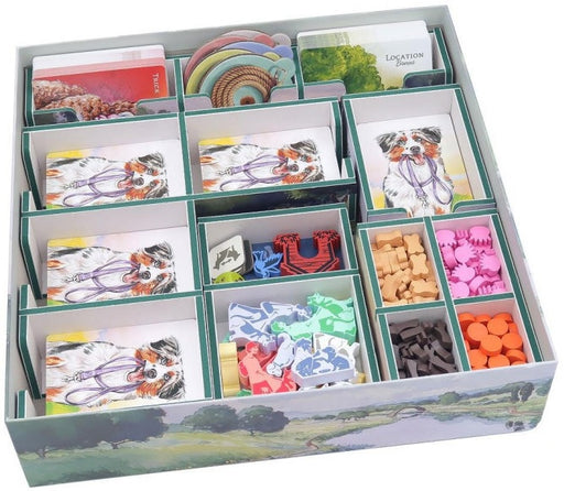 Folded Space Colour Game Inserts Dog Park (includes space for Expansions)