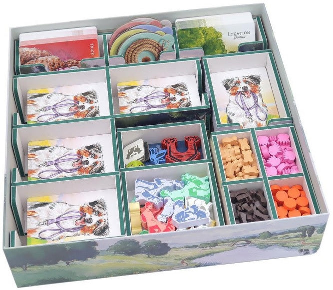 Folded Space Colour Game Inserts Dog Park (includes space for Expansions)