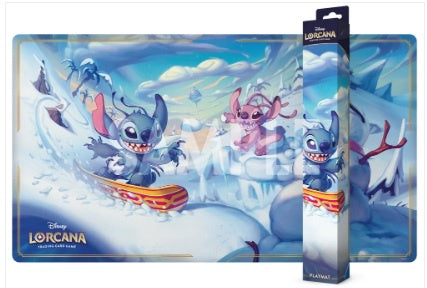 Disney Lorcana TCG Hyperia City Stitch & Angel Playmat