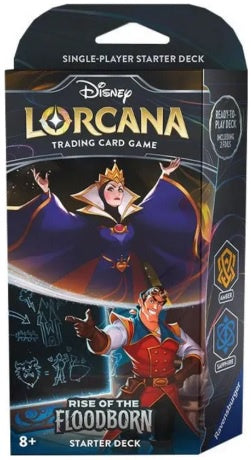 Disney Lorcana TCG Rise Of The Floodborn Starter Deck Amber & Sapphire