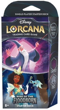 Disney Lorcana TCG Rise Of The Floodborn Starter Deck Amethyst & Steel