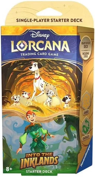 Disney Lorcana TCG Into the Inklands Starter Deck Amber & Emerald