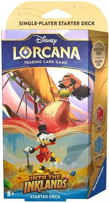 Disney Lorcana TCG Into the Inklands Starter Deck Ruby & Sapphire